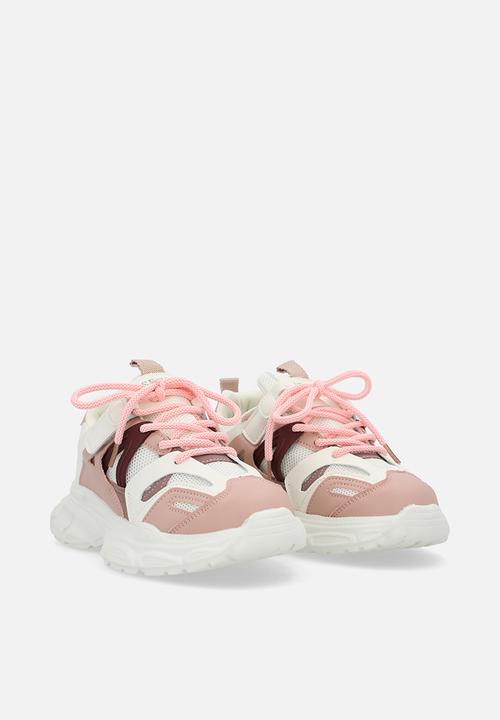 Pop Candy - Chunky sneaker - white & pink