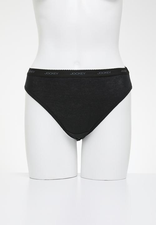 Jockey - Plus 3 pack plain french cut - multi