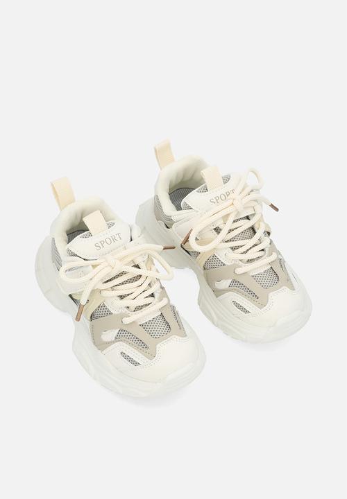 Pop Candy - Chunky sneaker - white & grey