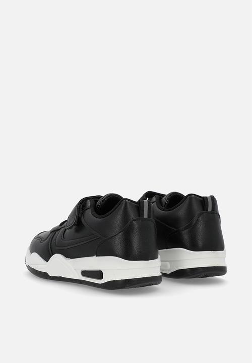 Pop Candy - Low top adjustable fastener sneakers - black/white