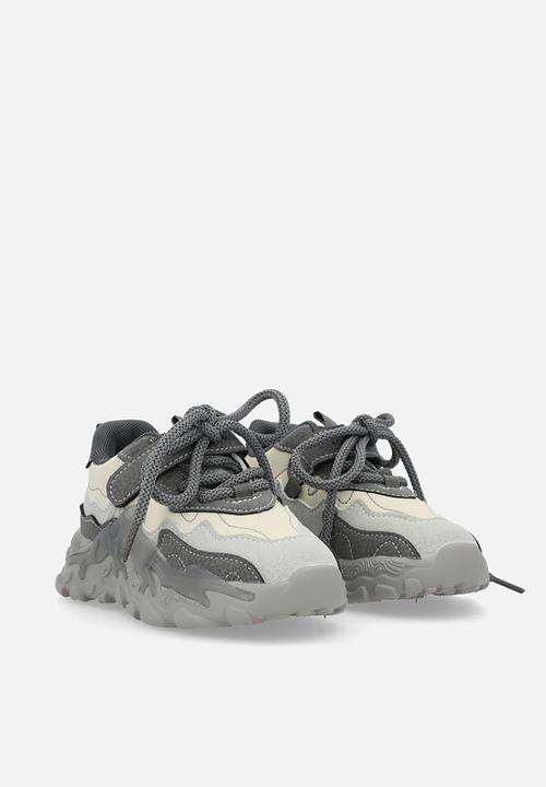 Pop Candy - Lace up & velcro sneakers - multi
