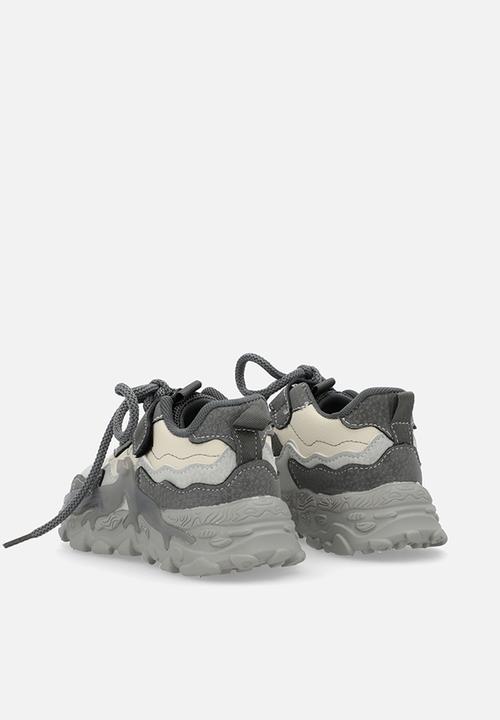 Pop Candy - Lace up & velcro sneakers - multi