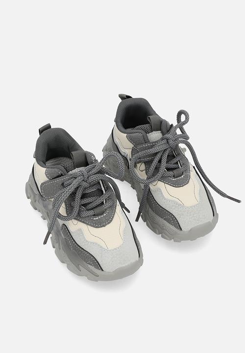 Pop Candy - Lace up & velcro sneakers - multi