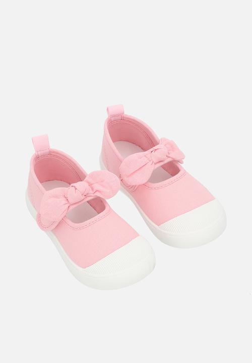 Pop Candy - Bowknot strap sneakers - pink