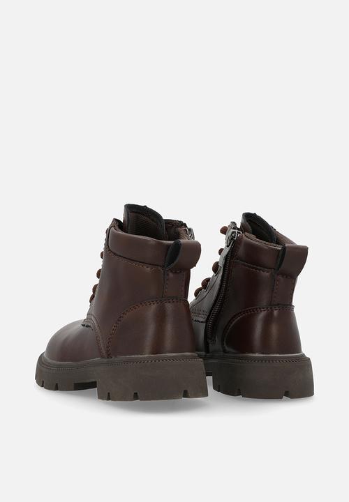 Pop Candy - Lace up boots - brown