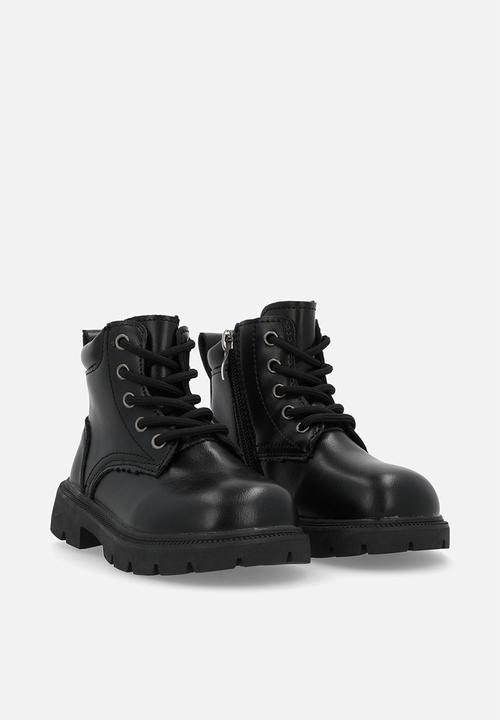 Pop Candy - Lace up boots - black