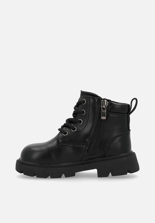 Pop Candy - Lace up boots - black