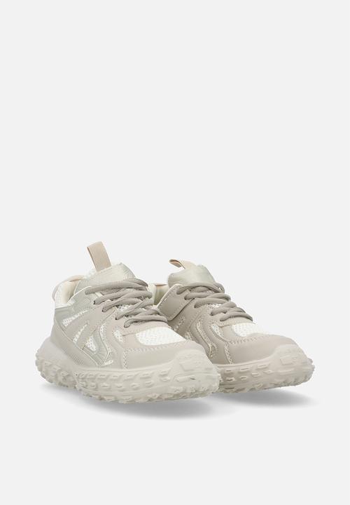 Pop Candy - Lace up sneakers - off white