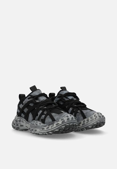 Pop Candy - Lace up sneakers - blue & black