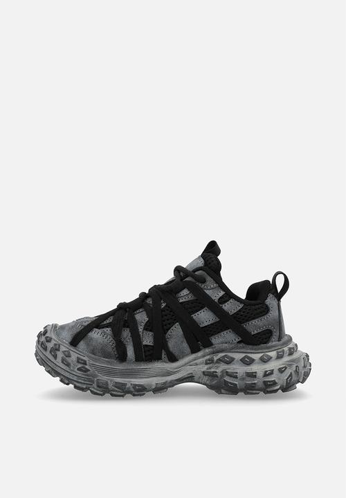 Pop Candy - Lace up sneakers - blue & black