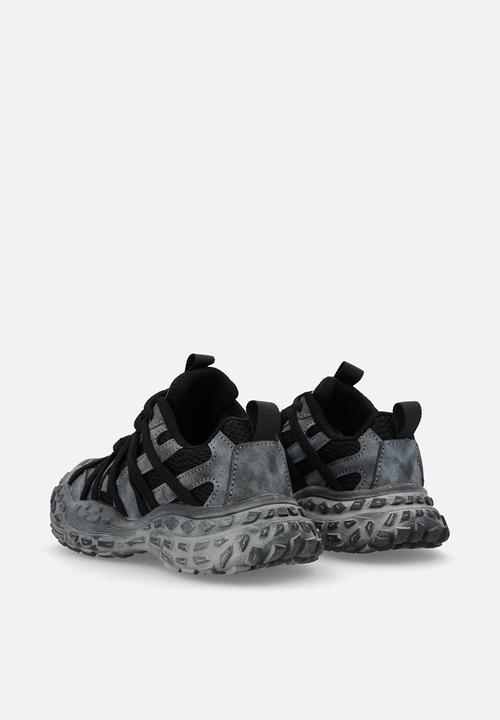 Pop Candy - Lace up sneakers - blue & black