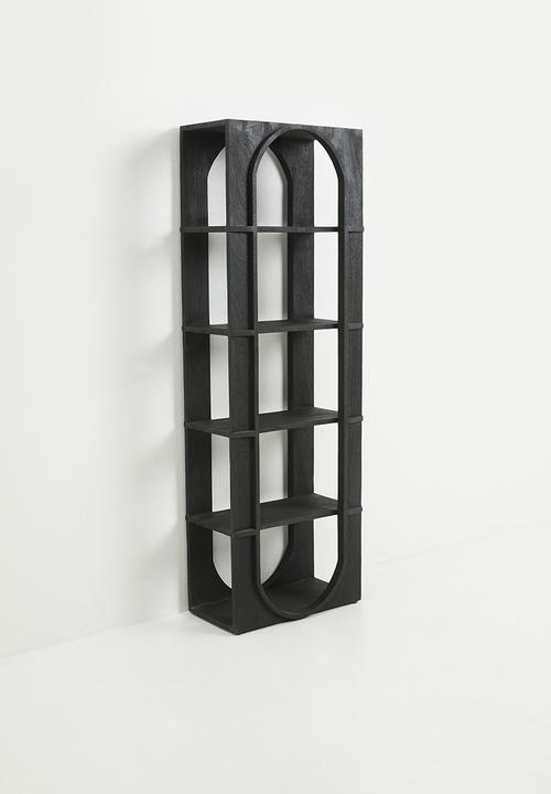Sixth Floor - Griesha wooden shelf - black