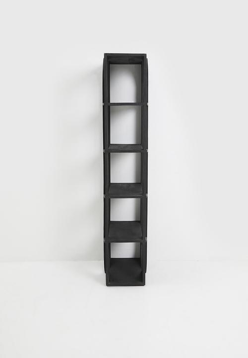 Sixth Floor - Griesha wooden shelf - black