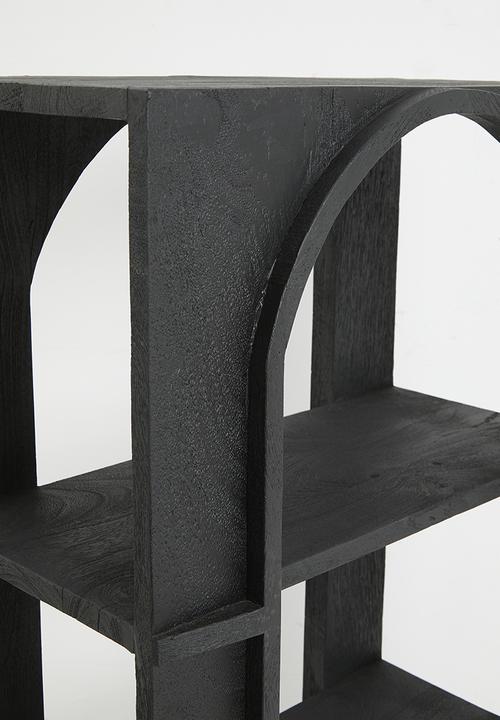 Sixth Floor - Griesha wooden shelf - black