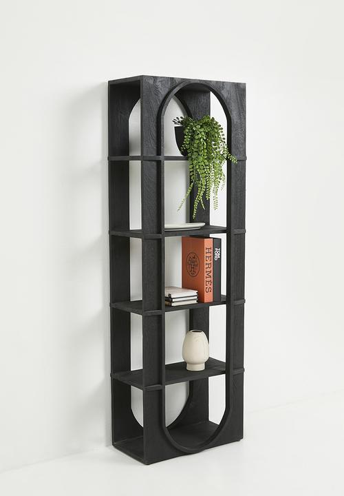 Sixth Floor - Griesha wooden shelf - black