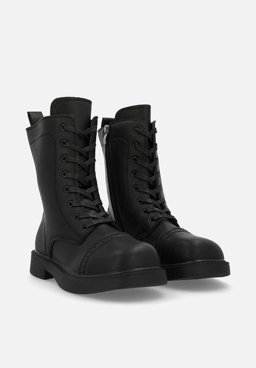 Pop Candy - Lace up boot - black