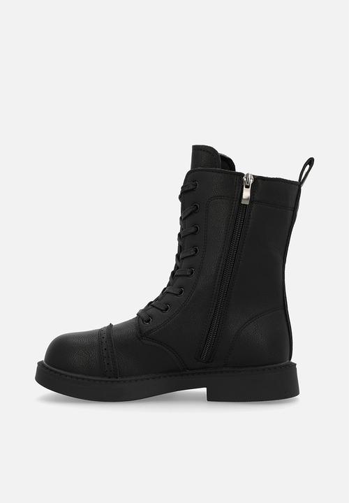 Pop Candy - Lace up boot - black