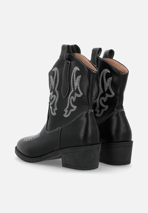 Pop Candy - Cowboy boots - black