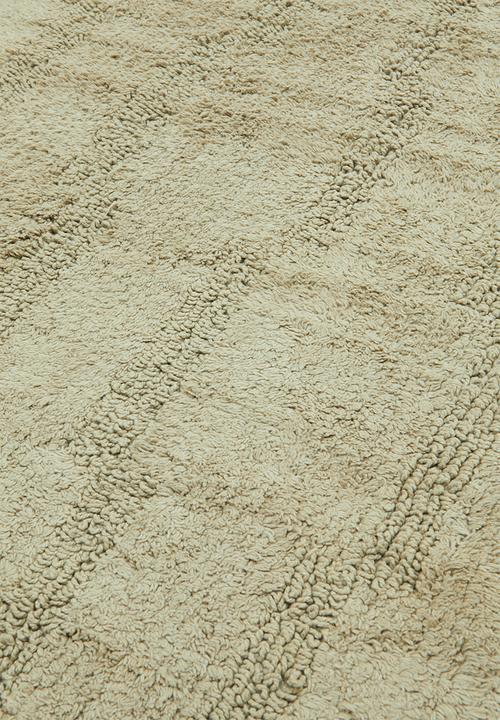 Sixth Floor - Tufted Cotton Bathmat - Moss