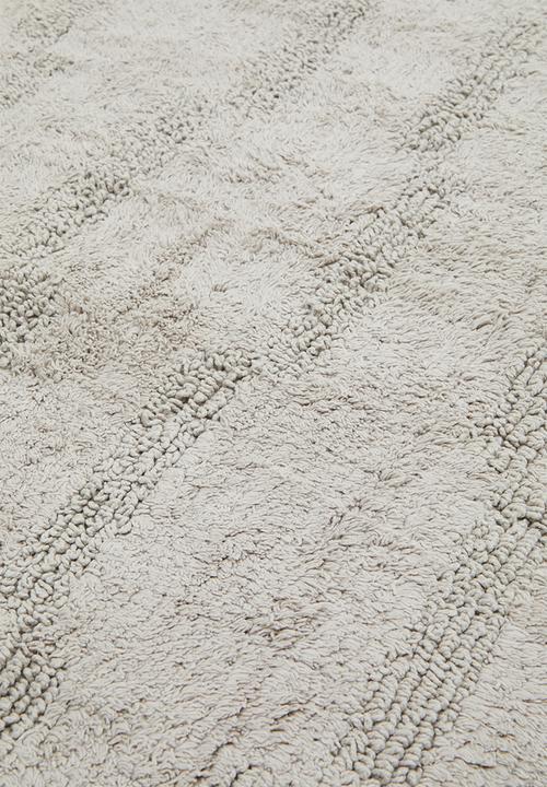 Sixth Floor - Tufted Cotton Bathmat - Grey