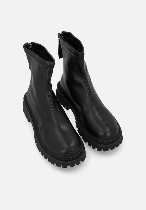 Pop Candy - Chunky sole ankle  boot - black