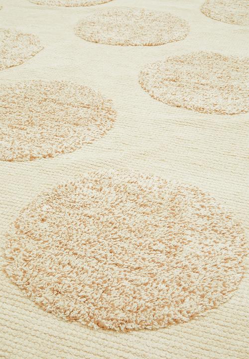Sixth Floor - Rondo woven tufted rug - natural