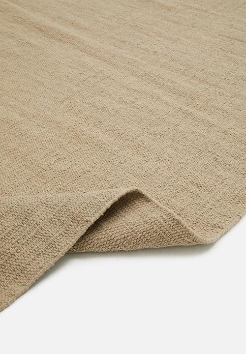 Sixth Floor - Textured Cotton Rug - Olive