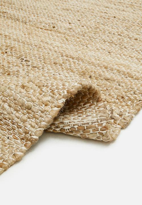 Sixth Floor - Jute & Chenille Blend Rug - Natural