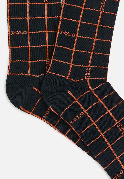 POLO - Polo cotton block sock - Black