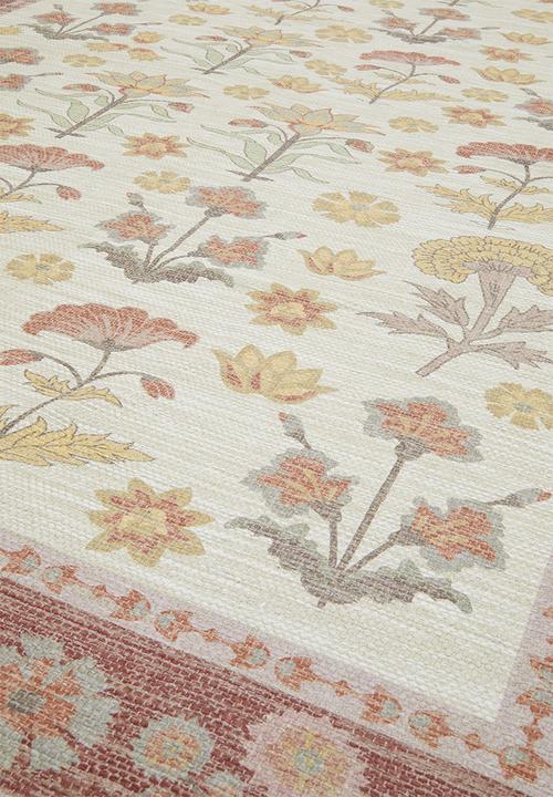 Sixth Floor - Tag tufted printed rug - pink