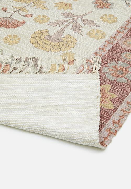 Sixth Floor - Tag tufted printed rug - pink