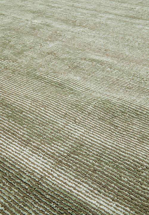 Sixth Floor - Handloom Viscose Rug - Forest