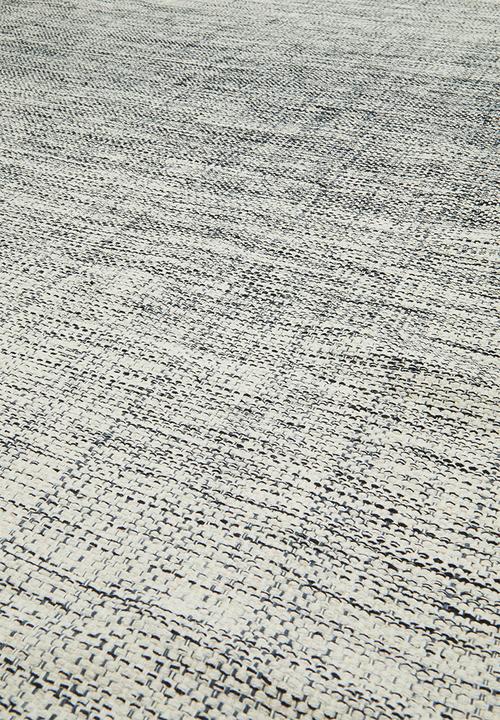 Sixth Floor - Textured Cotton Rug - Grey
