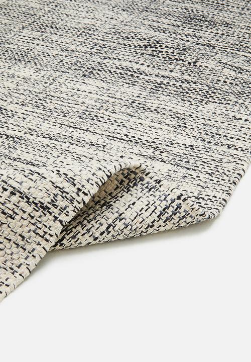 Sixth Floor - Textured Cotton Rug - Grey