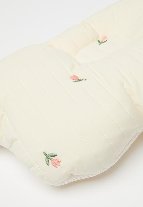 Pop Candy - Floral baby pillow - ecru