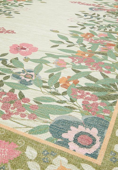 Sixth Floor - Flora tufted printed rug - multi