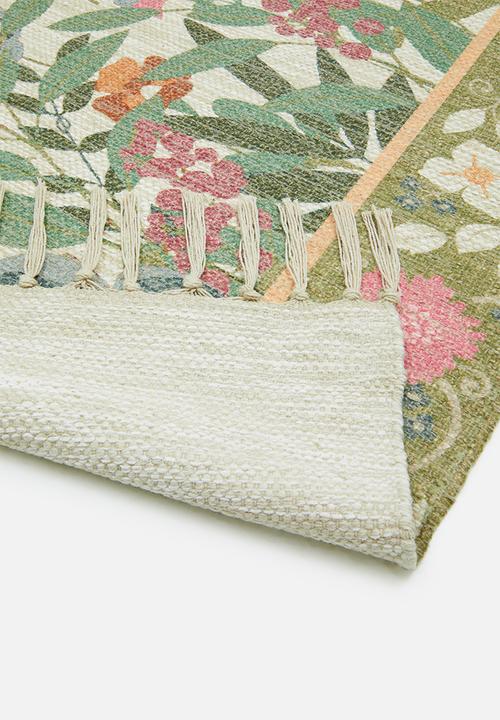 Sixth Floor - Flora tufted printed rug - multi
