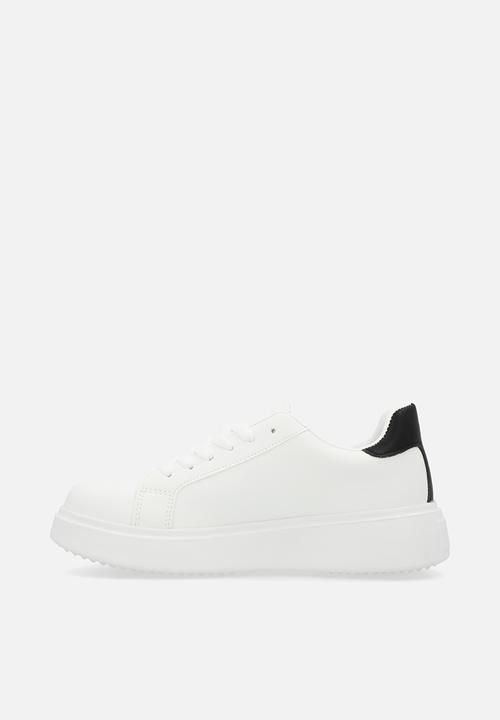 Pop Candy - Lace up sneakers - black & white