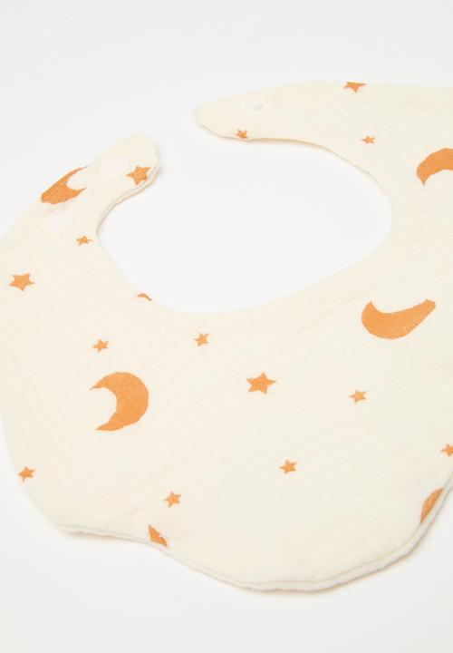 Pop Candy - 3 Pack swaddle face towel & bib set - neutral