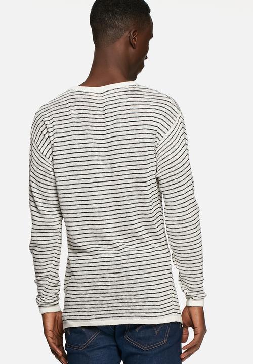 Selected Homme - Soho stripe pullover