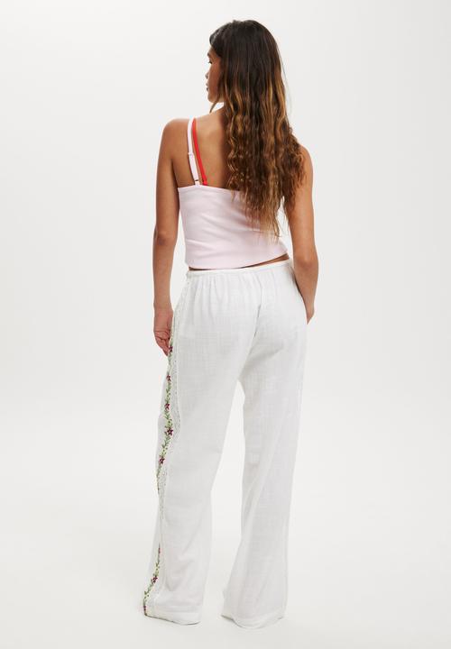 Cotton On - Craft Core Pant - Cross Stitch Embriodery