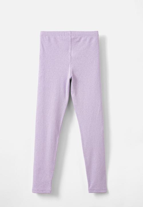 Cotton On - Huggie tights - lilac drop/sparkle