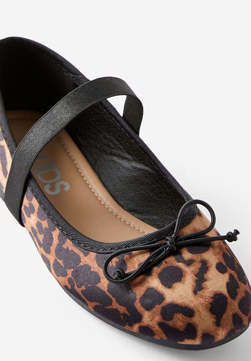 Cotton On - Olivia ballet flat - taupy brown/leopard