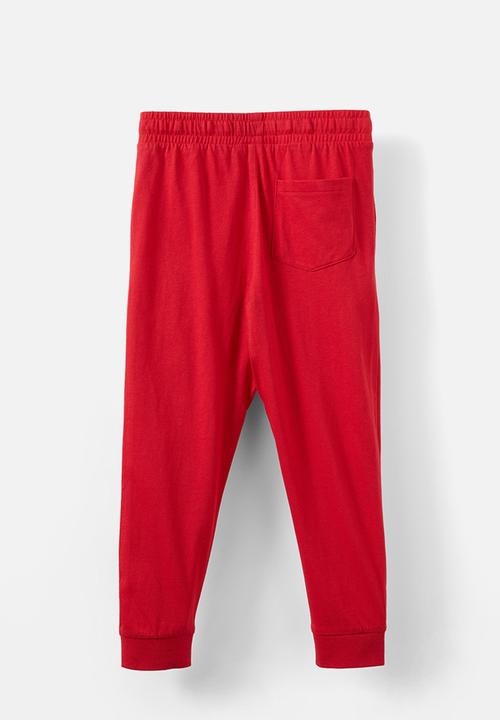 Cotton On - Matty lightweight pant - varsity red
