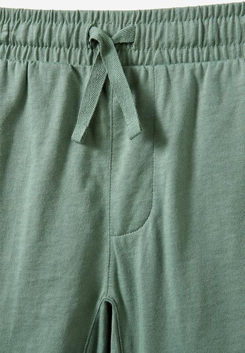 Cotton On - Matty lightweight pant - moss green