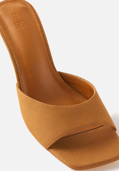 Cotton On - Edie Minimal Mule- Tan Micro