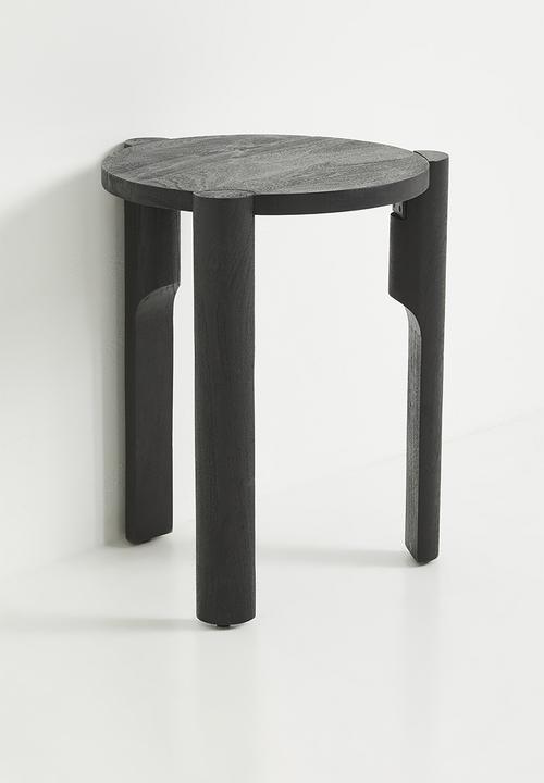 Sixth Floor - Flaire wooden side table - black