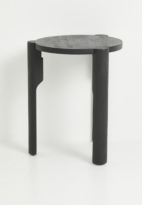 Sixth Floor - Flaire wooden side table - black