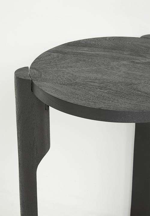 Sixth Floor - Flaire wooden side table - black