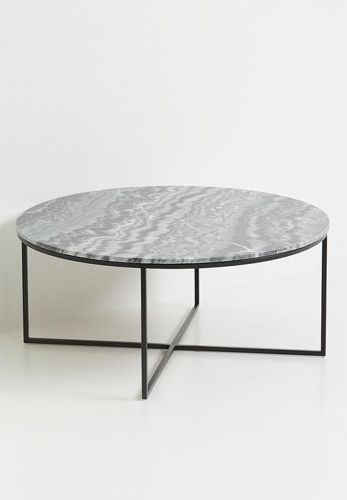 Sixth Floor - Lois marble coffee table - grey